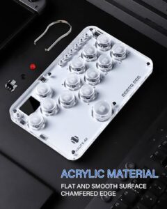 Arcade Controller Street Fight for PC/Ps3/Ps4/Switch/Steam Game Keyboard-Supports Hot Swap & SOCD