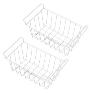 Freezer Wire Storage Bin Metal Strong for Cabinets (L 45cm X W 24.5cm X H 20cm)