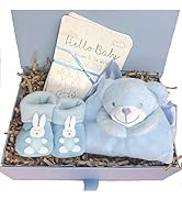 BUSHBABY Bears and Bunnies Baby Gift Set, Baby Shower Gifts for Mum, Baby Girl Gifts Newborn in K...