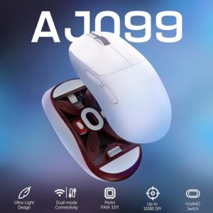 54g Ultralight Gaming Mice PixArt PAW3311 Sensor