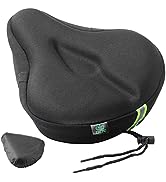Zacro Bike Seat Cushion Cover - Gel Padded Bike Seat Cover for Men Women Comfort, Extra Soft Exer...