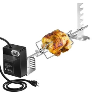 4W 220V Rotisserie Grills Kit Electric Motor for Gas Grills Home Outdoors