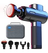 Massager Gun with Detachable Handle, RENPHO Reach Mini Massage Gun with Extension Handle, Muscle ...