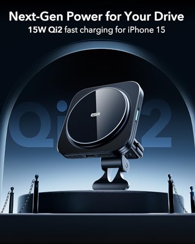Qi2-Certified MagSafe Car Charger