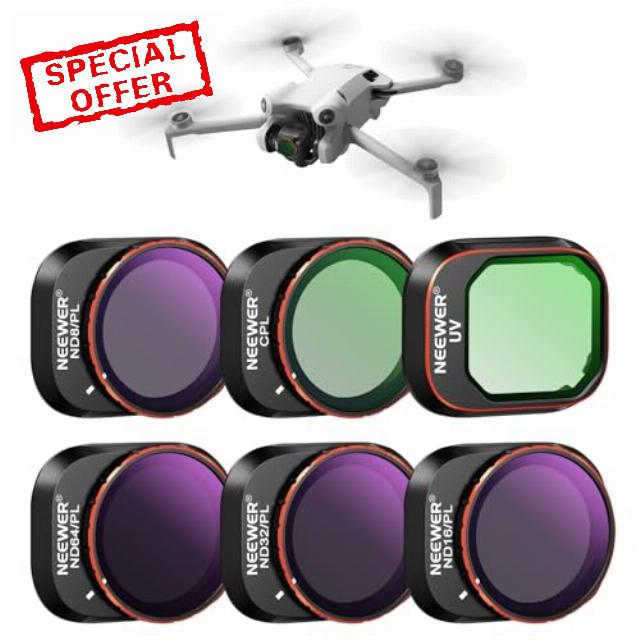 NEEWER ND/PL Filter Set Compatible with DJI Mini 4 Pro
