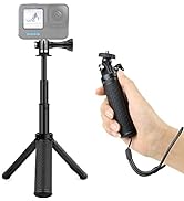 GEPULY Floating Hand Grip Mount With Mini Tripod Adapter Internal Storage for Action Cam GoPro He...