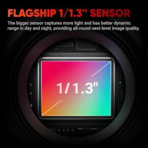 Flagship 1/1.3" Sensor and AI Noise Reduction for Unbeatable Image Quality