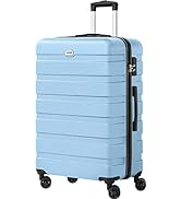 AnyZip Suitcase Medium PC ABS Hard Shell Lightweight Luggage with 4 Double Universal Wheels TSA L...