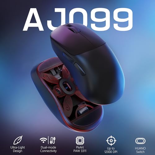 54g Ultralight Gaming Mice PixArt PAW3311 Sensor