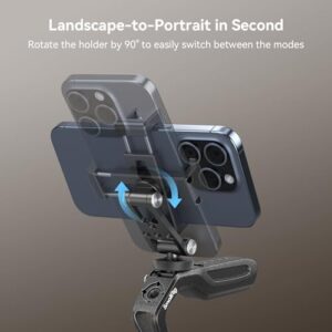 Metal Cell Phone Mount with Cold Shoe Mount and M4 screws for DJI Stabilizers