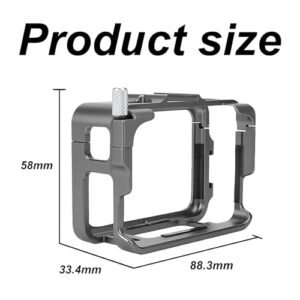 Protective Housing Shell with Tempering Glass Lens Case