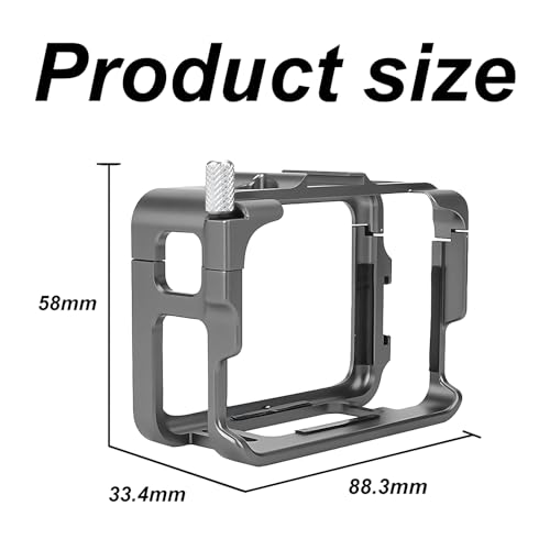 Protective Housing Shell with Tempering Glass Lens Case