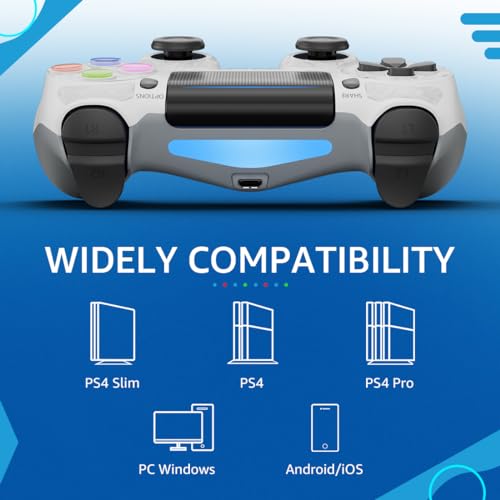 Controller for Playstation 4 with Dual Vibration/6-Axis Motion Sensor/3.5mm Audio Jack