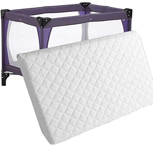 Quilted Breathable/Anti allergenic Firm Foam Removable Cover - UK Made (117x54x7.5cm)