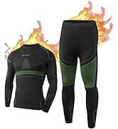 NOOYME Mens Thermal Underwear Mens Thermals Long Johns, Compression Top Men & Mens Leggings Quick...