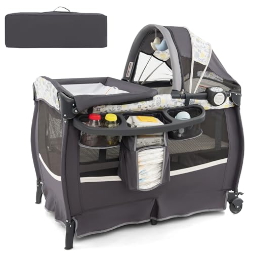 Portable Baby Bed Playard with Bassinet