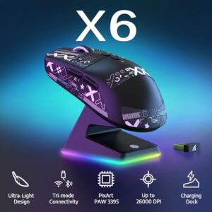 49g Ultralight Mice PixArt PAW3395 Sensor