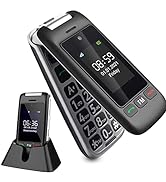 artfone C1+ 4G Big Button Mobile Phone for Elderly,Unlocked Easy to Use Basic Senior Phones,Sim F...