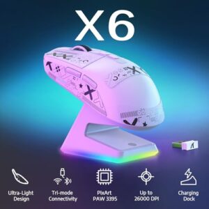 49g Ultralight Mice PixArt PAW3395 Sensor