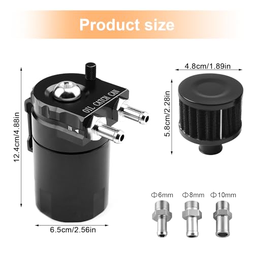 Engine Oil Bottle Modified Universal Aluminum Alloy Breathable Engine Oil Bottle