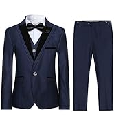 Boys Suits 3 Piece One Button Single Breasted Plaid Colour Suits Wedding Party Performance Blazer...