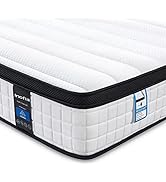 Inofia Double Mattresses 9 Inch Hybrid Mattress Double Size Pocket Sprung Memory Foam Mattress Be...