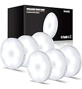 Homelist Motion Sensor Ceiling Light,7.5-inch 400LM Remote USB LED Battery Powered Charging Wirel...