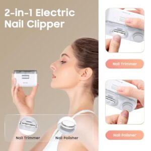 Nail Trimmer Nail Polisher 2 in-1
