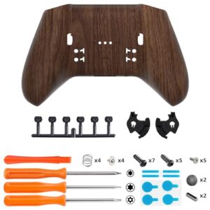Wood Grain Back Housing Shell Cover for Xbox Elite Series 2 Core Wireless Controller Model 1797 - WITHOUT Controlle