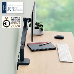 Dark Grey Monitor Arm for Up to 32" Monitors