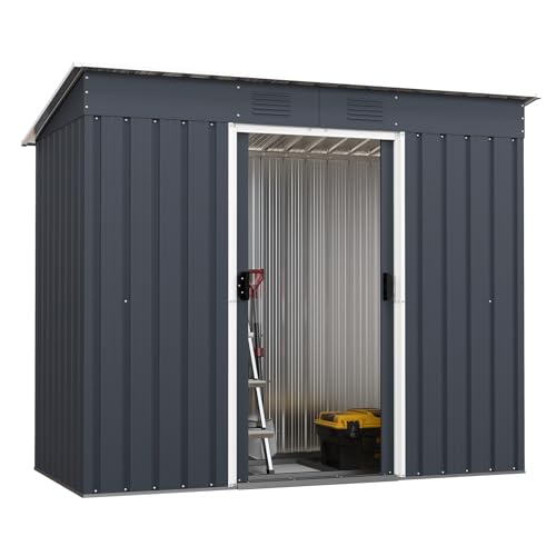 Outdoor Lockable Tool Storage House with Foundation