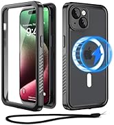 Beeasy for iPhone 15 Pro Max Case Waterproof MagSafe Magnetic Case-Shockproof Dustproof 360 Degre...
