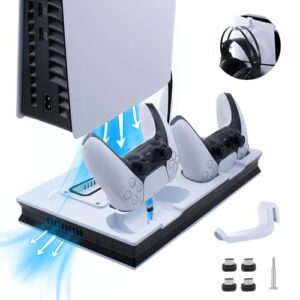 Multifunctional Cooling Stand with Headset Holder