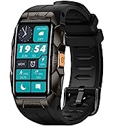 TICWRIS Smart Watch 50+Days Standby Battery Life,100 Meter Waterproof 3D Curved Corning Gorilla G...