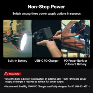 Handheld Bicolor LED Video Light for Shooting on the Move