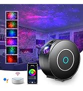 SUPPOU Astronaut Galaxy Projector, Star Projector with Speaker, 4K HD Smart Night Light Kids with...