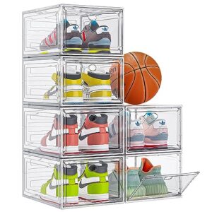 Stackable Shoe Storage Boxes for Closet