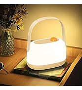 SUPPOU Night Light, Portable Night Light Kids, Bedside Lamp, Bedside Lamp: Charge & Use Simultane...