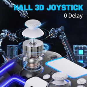 Custom Dual PS4 Shock Wireless Gamepad Bluetooth Controller for Playstation 4(White)