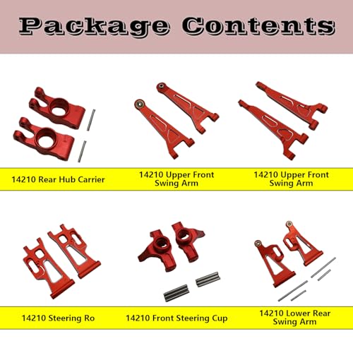1/14 Metal Upgrade Aluminum Accessories