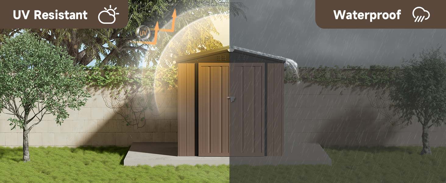 outdoor storage shed