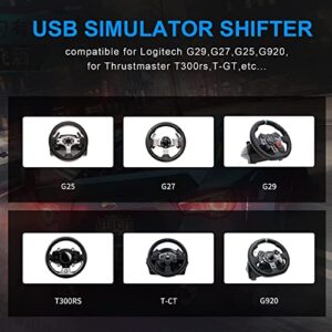 H Driving Force Gear Shift for Logitech G29 G27 G25 G920 Thrustmaster T300RS/GT