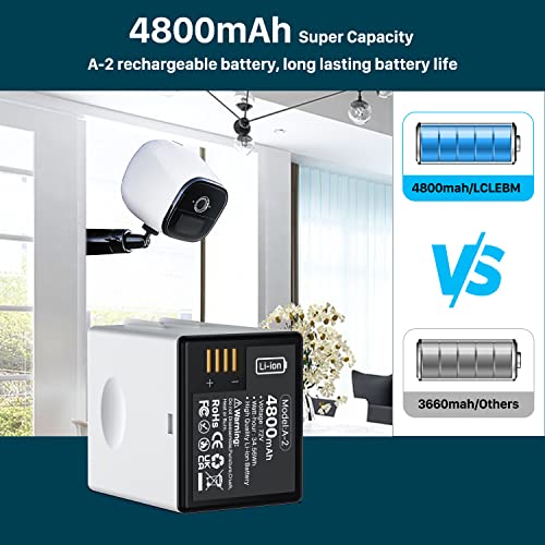 7.2V Upgraded Li-ion Replacement Battery Only Compatible with Arlo Go