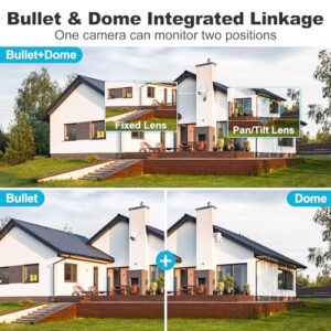 CCTV Home Surveillance Camera with Dual View