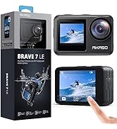 AKASO Brave 7 Action Camera, IPX8 Waterproof Underwater Camera Native 4K 20MP WiFi Cam with Touch...