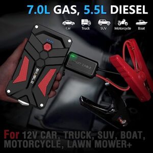 Lithium Jump Box with LED Light(Up to 7L Gas or 5.5L Diesel Engine)