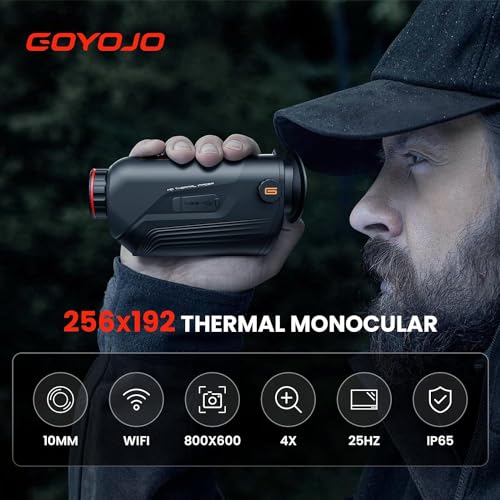 with 256x192 (25Hz) @12μm Heat Sensing Lens and Integrated Wireless Connectivity for Real-Time Sharing