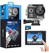 AKASO V50 Pro Native 4K/30fps 20MP WiFi Action Camera - EIS Touch Screen Adjustable View Angle 30...