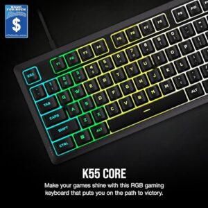 Responsive Switches – Spill Resistance – Ten-Zone RGB – Media Keys – iCUE Compatible – QWERTY UK – PC