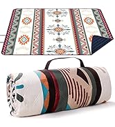 LARUTAN Picnic Blanket Waterproof, 200x200CM Extra Large Beach Blanket Outdoor Picnic Mat, Beach ...